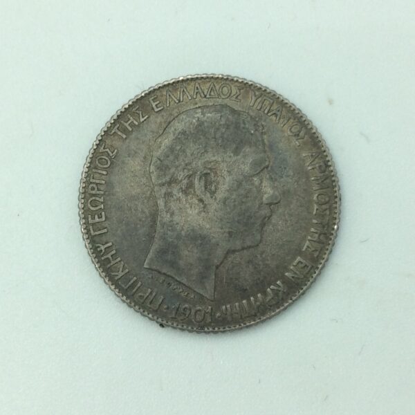 Greece 1 Drachmai 1901 GC627