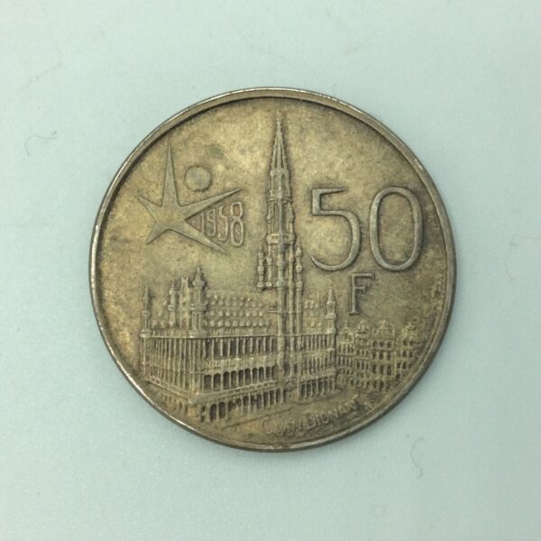 Belgium 50 Francs 1958 GC632 - Image 2