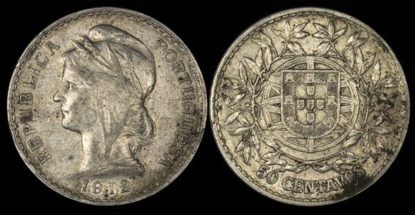 1912 50 Centavos Portugal  PGC233