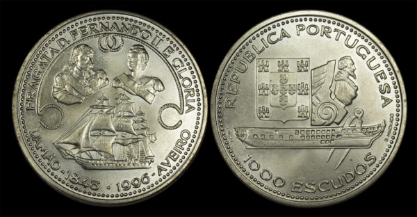 1996 1000 Escudos D.Fernando II and Gloria Frigate PGC194