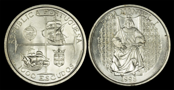 1998 1000 Escudos Dom Manuel I PGC195