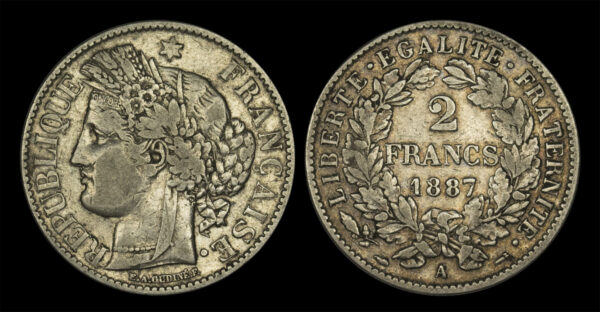 1887 2 Francs France PGC221
