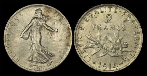 2 Francs 1914 France PGC234