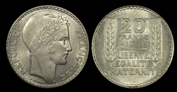 1933 20 Francs France PGC215