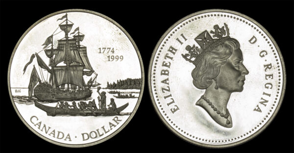 1999 1 Dollar - Elizabeth II Juan Perez Expedition  PGC224