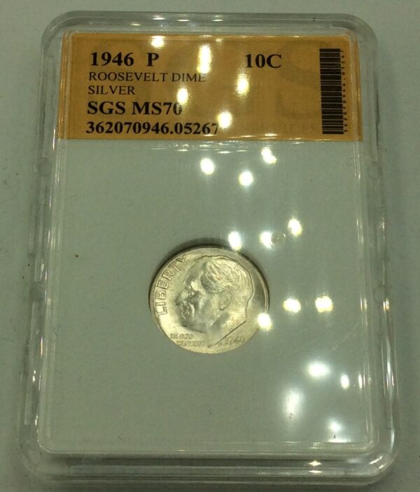 10 Cents 1946 P MS70