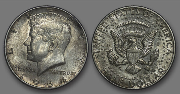 USA 1964 Half Dollar Kennedy UNC PGC317