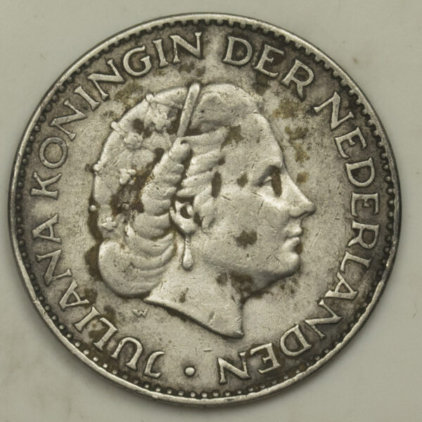 Netherlands 1 Gulden 1957 PGC338 - Image 2