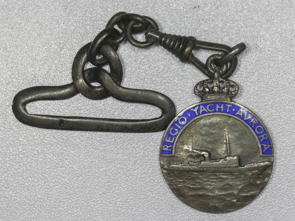 1928 Rare Silver Medal - Regio Yacht Aurora Italy (PGM) - Image 4