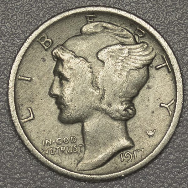 USA 1 Mercury Dime 1917 PGC365