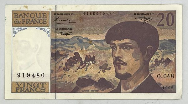 1995 20 Francs France PGB56