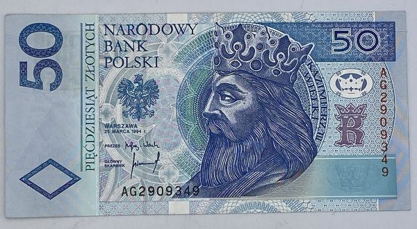 Poland, 50 Zlotych 1994 PGB40