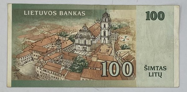 Lithuania 100 Litu 2000 PGB38 - Image 2
