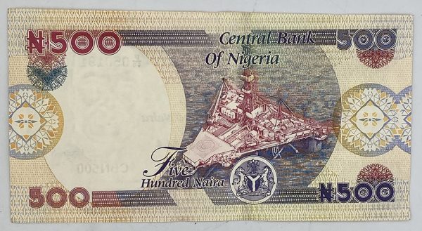 3x 500 Naira Nigeria 2008 PGB51 (consecutive serial numbers) - Image 5