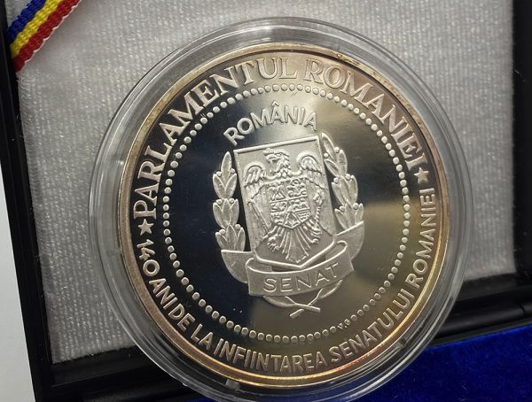 2004 Μετάλλιο Ρουμανία 140 χρόνια γερουσίας (1864-2004)