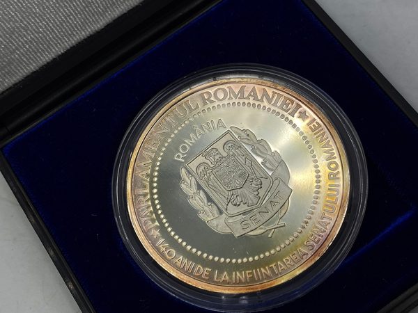 2004 Μετάλλιο Ρουμανία 140 χρόνια γερουσίας (1864-2004) - Image 7