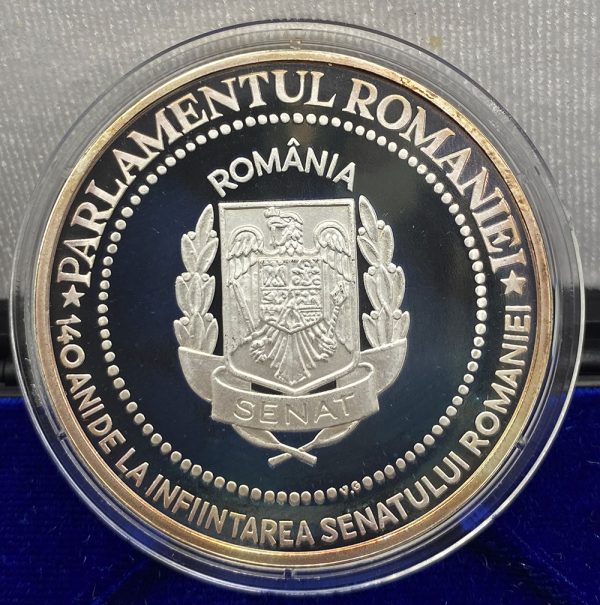 2004 Μετάλλιο Ρουμανία 140 χρόνια γερουσίας (1864-2004) - Image 8