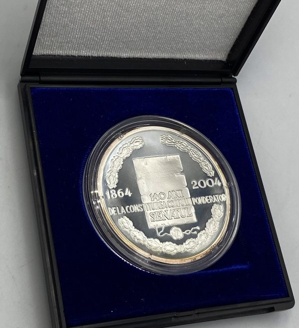 2004 Μετάλλιο Ρουμανία 140 χρόνια γερουσίας (1864-2004) - Image 5
