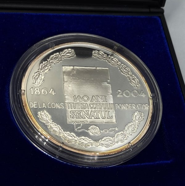 2004 Μετάλλιο Ρουμανία 140 χρόνια γερουσίας (1864-2004) - Image 4
