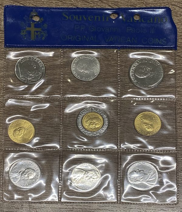 Original Vatican 9 Coins Collectible PGC358