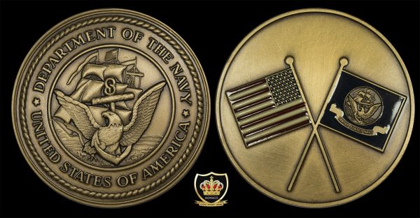 USA Navy medal in Box 44mm - 44.6gr