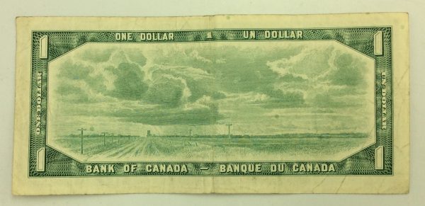 Canada 1 Dollar 1954 U/Z5501331 GB958 - Image 2
