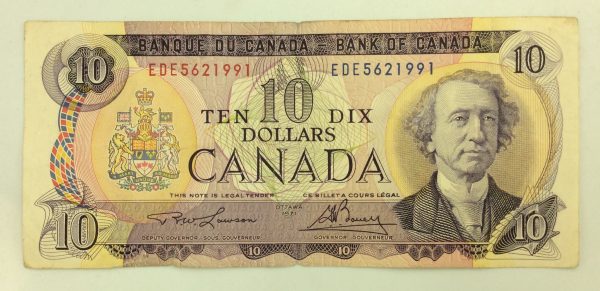 Canada 10 Dollars 1971 EDE5621991 GB973