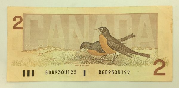 Canada 2 Dollars 1986 BGD9304122 GB977 - Image 2