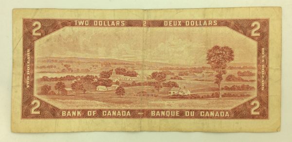 Canada 2 Dollars 1954 L/R5971731 GB978 - Image 2