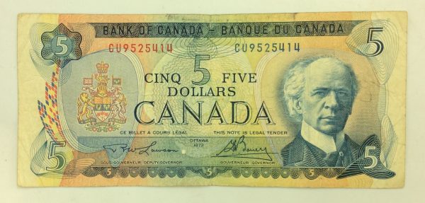 Canada 5 Dollars 1972 CU9525414 GB982