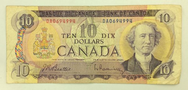 Canada 10 Dollars 1971 DA0694994 GB987
