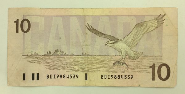 Canada 10 Dollars 1989 BDI9884539 GB988 - Image 2