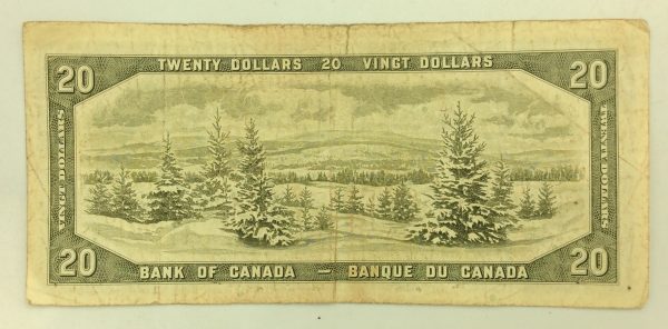 Canada 20 Dollars 1954 E/W7697532 GB990 - Image 2