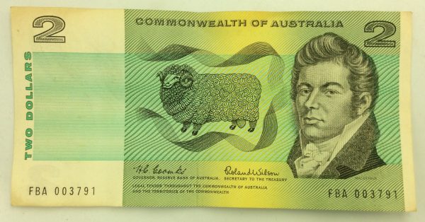 Australia 2 Dollars 1966 FBA003791 GB994