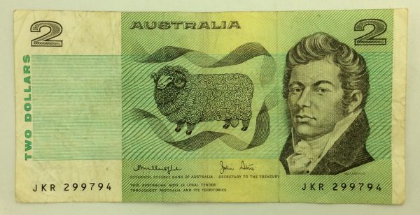Australia 2 Dollars 1974 JKR299794 GB995