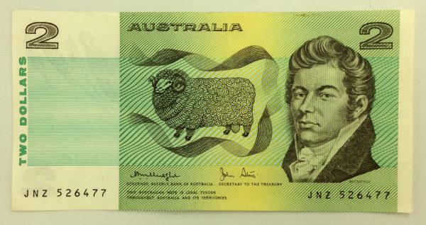Australia 2 Dollars 1974 JNZ526477 GB996