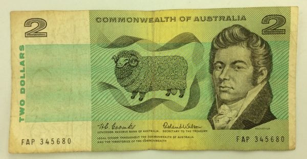Australia 2 Dollars 1966 FAP345680 GB1002