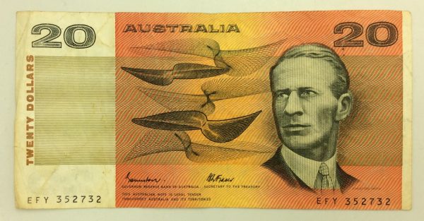 Australia 20 Dollars 1974 EFY352732 GB1011