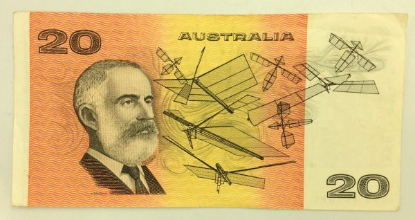 Australia 20 Dollars 1974 RBA448891 GB1012 - Image 2