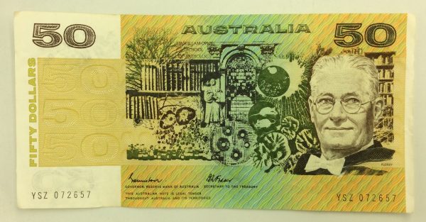 Australia 50 Dollars 1973 YSZ072657 GB1014