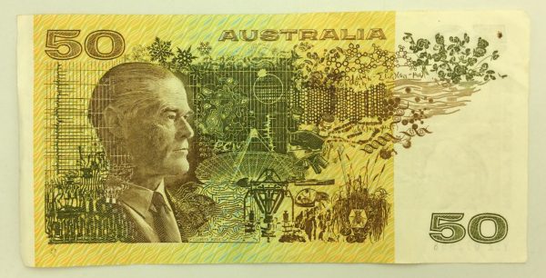 Australia 50 Dollars 1973 YSZ072657 GB1014 - Image 2