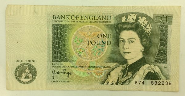 England 1 Pounds 1978 B74892235 GB1018