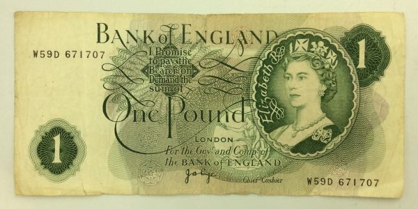England 1 Pounds 1970 W59D671707 GB1019