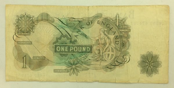 England 1 Pounds 1970 W59D671707 GB1019 - Image 2