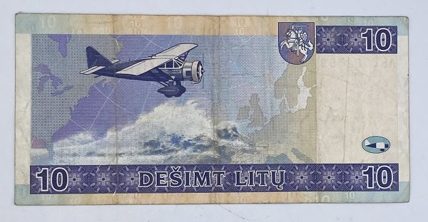 Lithuania 10 Litu 2001 PGB61 - Image 2