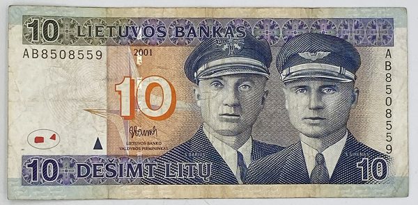 Lithuania 10 Litu 2001 PGB61