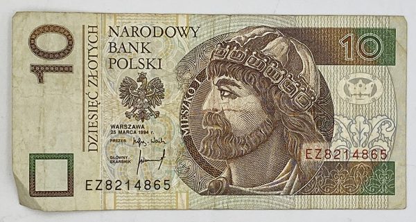 10 Zloty Poland  1994 PGB60