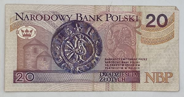 20 Zloty Poland  1994 PGB59 - Image 2