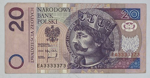 20 Zloty Poland  1994 PGB59