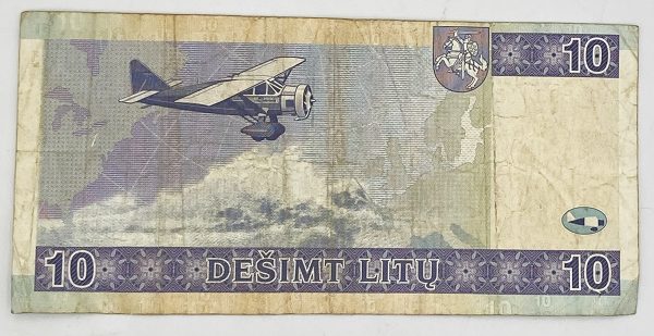 Lithuania 10 Litu 2001 PGB63 - Image 2